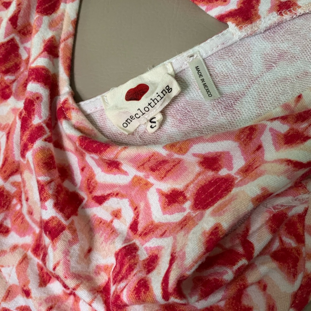 Pink Patterned Summer Dress - Picture 4 of 5